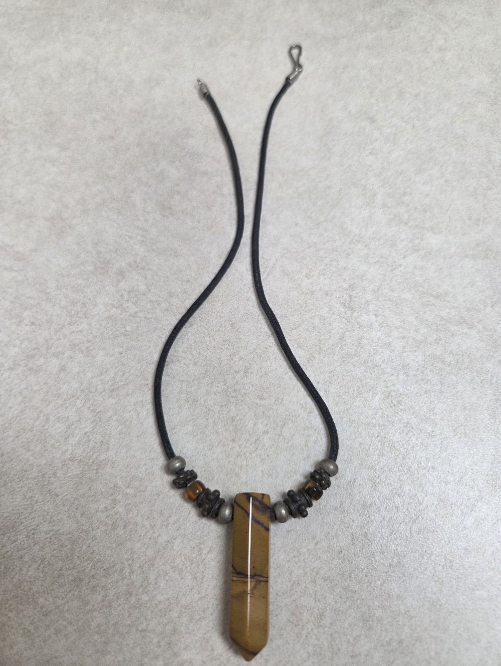 Genuine Tiger Eye Choker Necklace (Neck Size 17")